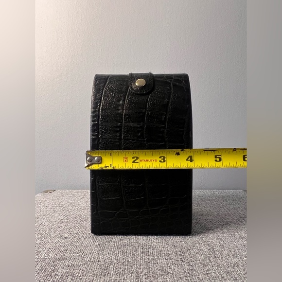 BLACK JEWELRY BOX (LIKE HANDBAG) - Picture 5 of 12